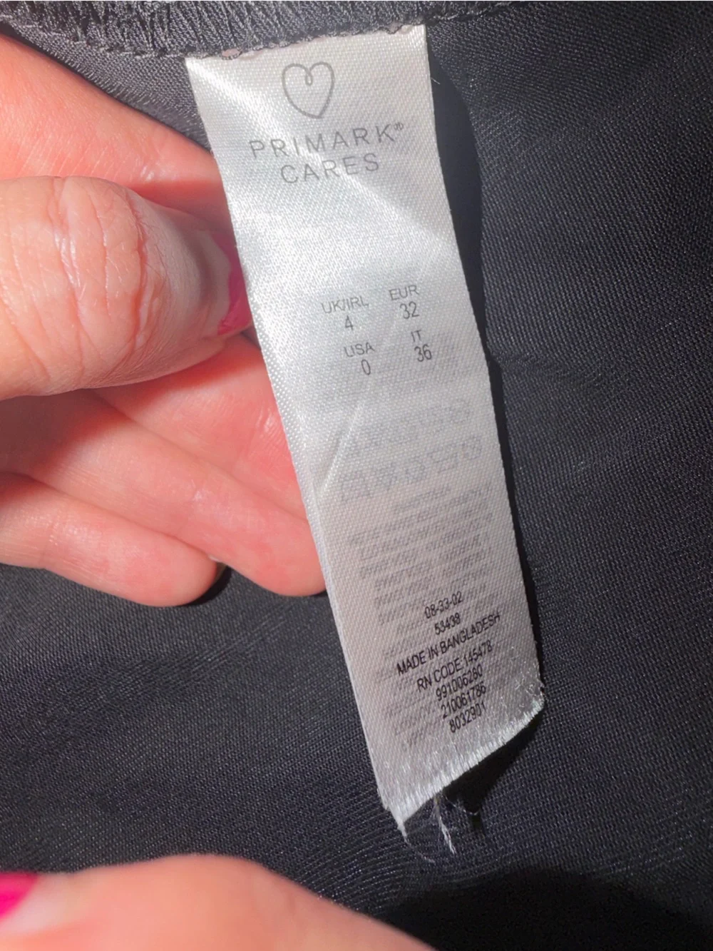 Primark Cares Black Open Front Blazer – US 0